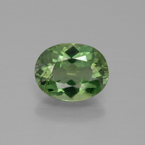 Apatita verde natural de 1,39 ct, corte óvalo, VVS-VS