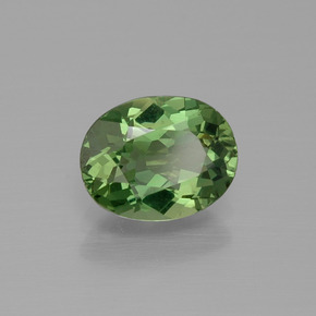 Apatita verde natural de 1,39 ct, corte óvalo, VVS-VS