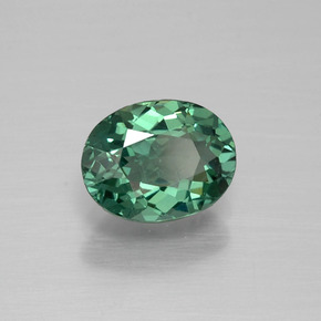 Apatito Verde natural de 1.37 ct, Corte Óvalo, VS
