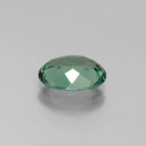 Apatita verde natural de 1,20 ct, corte óvalo, VVS-VS