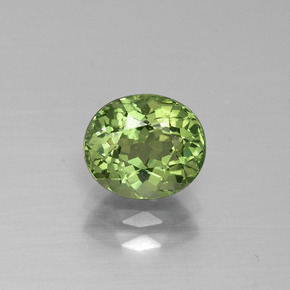 Apatito Verde natural de 1.26 ct, Corte Óvalo, VS
