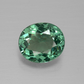 Apatito Verde natural de 1.53 ct, Corte Óvalo, VS