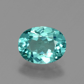 Apatita verde natural de 1,28 ct, corte óvalo, VVS