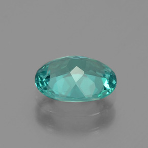 Apatita verde natural de 1,28 ct, corte óvalo, VVS
