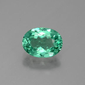 Apatito Verde natural de 1.47 ct, Corte Óvalo, VVS-VS
