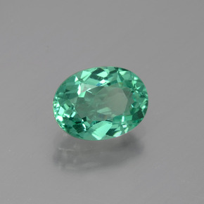 Apatito Verde natural de 1.47 ct, Corte Óvalo, VVS-VS
