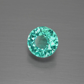 Apatito Verde natural de 0.86 ct, Corte Redondo, VS