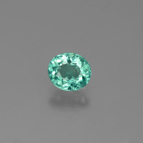 Apatito Verde natural de 0.46 ct, Corte Óvalo, VS
