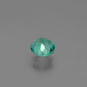Apatito Verde natural de 0.57 ct, Corte Redondo, VVS-VS