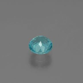 Apatito Verde azul natural de 0.61 ct, Corte Redondo, VS