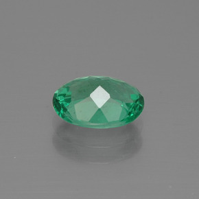 Apatita verde natural de 1,35 ct, corte óvalo, VS