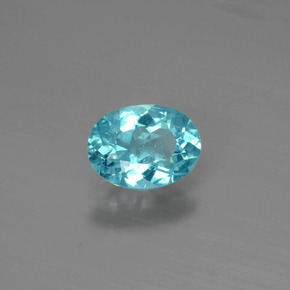 Apatito Azul natural de 0.84 ct, Corte Óvalo, SI