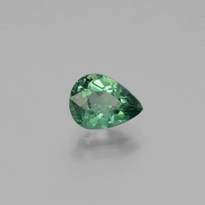 Apatita verde natural de 1,03 ct, en forma de pera, VS