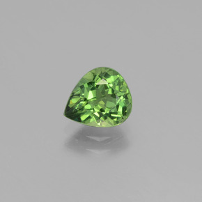 Apatita verde natural de 1,09 ct, en forma de pera, VVS