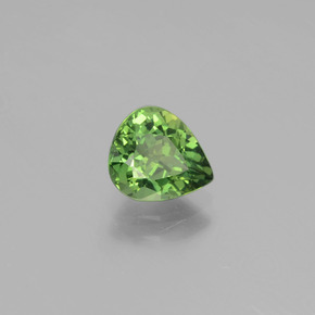 Apatita verde natural de 1,09 ct, en forma de pera, VVS
