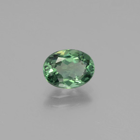 Apatita verde natural de 1,18 ct, corte óvalo, VVS-VS