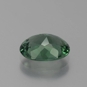 Apatita verde natural de 1,62 ct, corte óvalo, VS