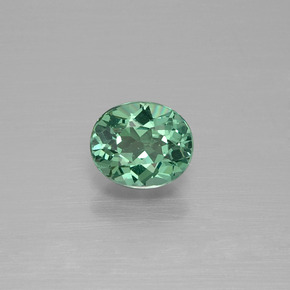Apatita verde natural de 0,74 ct, corte óvalo, VVS-VS