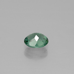 Apatita verde natural de 0,74 ct, corte óvalo, VVS-VS