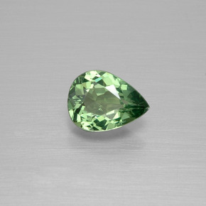 Apatito Verde azul natural de 0.66 ct, En forma de pera, VVS-VS