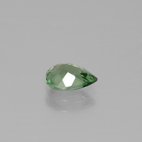 Apatito Verde azul natural de 0.66 ct, En forma de pera, VVS-VS