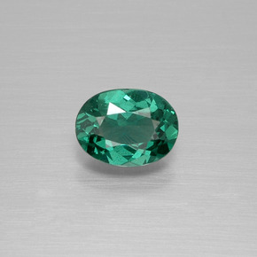 Apatito Verde azul natural de 0.76 ct, Corte Óvalo, VS