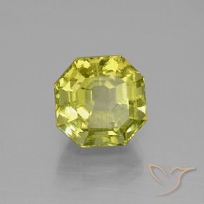 Apatito Amarillo claro natural de 6.29 ct, Corte Octágono / Esmeralda, VS-SI