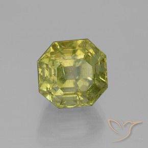 Apatito Amarillo  verdoso natural de 7.77 ct, Corte Octágono / Esmeralda, VS-SI