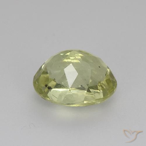 Apatito Verde amarillento natural de 1.73 ct, Ovalada, VS-SI
