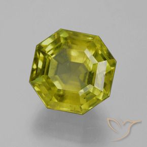Apatito Verde terroso cálido natural de 15.17 ct, Corte Octágono / Esmeralda, VS-SI