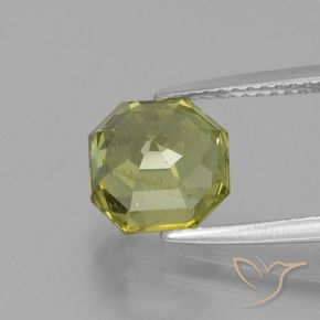 Apatito Verde amarillento natural de 3.40 ct, Corte Octágono / Esmeralda, VS