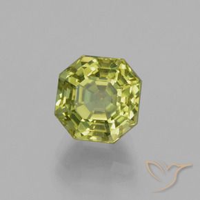 Apatito Verde terroso claro natural de 3.55 ct, Corte Octágono / Esmeralda, VS