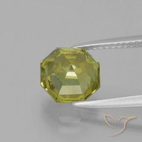 Apatito Verde claro natural de 2.82 ct, Corte Octágono / Esmeralda, VS-SI