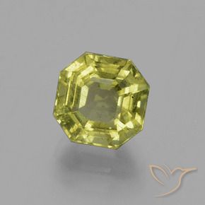Apatito Verde terroso cálido natural de 3.64 ct, Corte Octágono / Esmeralda, VS-SI
