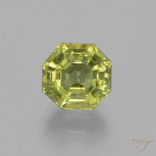 3.36ct Natural Verde claro Apatito, corte esmeralda, VS