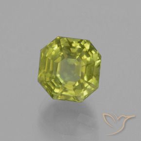 Apatito Verde claro natural de 4.14 ct, Corte Octágono / Esmeralda, VS-SI