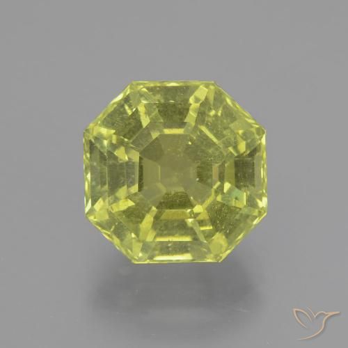 5.46ct Natural Verde bosque cálido Apatito, corte esmeralda, VS