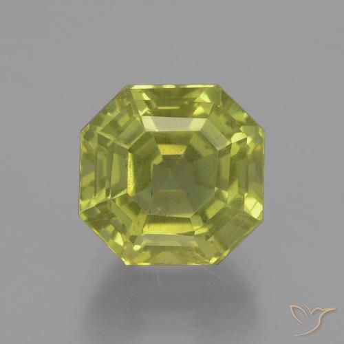 6.16ct Natural Verde bosque cálido Apatito, corte esmeralda, VS-SI