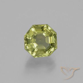 Apatito Verde terroso cálido natural de 2.33 ct, Corte Octágono / Esmeralda, VS