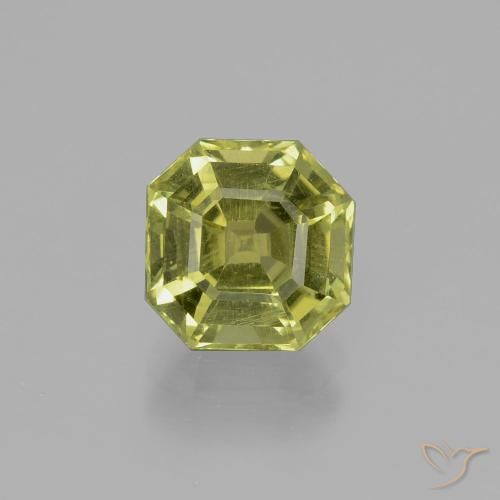 2.61ct Natural Verde bosque cálido Apatito, corte esmeralda, VS
