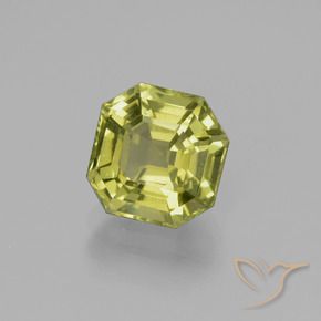 Apatito Verde bosque cálido natural de 2.61 ct, Corte Octágono / Esmeralda, VS