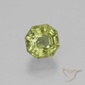 Apatito Verde terroso cálido natural de 2.31 ct, Corte Octágono / Esmeralda, VS-SI