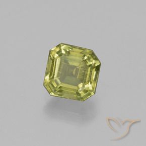 Apatito Verde amarillento natural de 1.95 ct, Corte Octágono / Esmeralda, VS