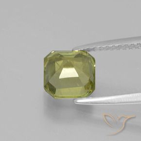 Apatito Verde amarillento natural de 1.95 ct, Corte Octágono / Esmeralda, VS