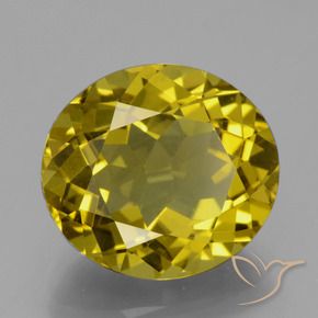 Apatito Amarillo púrpura natural de 10.00 ct, Ovalada, VS