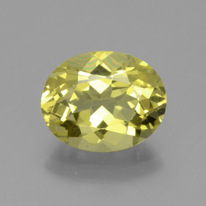 Apatita amarillo natural de 3,80 ct, corte óvalo, VVS-VS