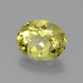 Apatita amarillo natural de 3,80 ct, corte óvalo, VVS-VS
