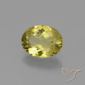 Apatito Amarillo medio natural de 1.46 ct, Ovalada, VS