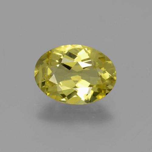 Apatita amarillo natural de 1,80 ct, corte óvalo, VS