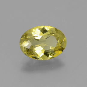 Apatita amarillo natural de 1,80 ct, corte óvalo, VS